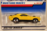 1998 Hot Wheels First Editions Mustang Mach I Yellow Die Cast Toy Car Vehicle New in Package