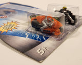 2005 Hot Wheels Micro Madnetics Green Car Orange Motorcycle and Silver Motorcycle Magnetic Die Cast Toy Car Vehicles New in Package