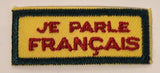 Je Parle Francais Embroidered Fabric Patch