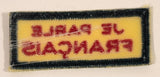 Je Parle Francais Embroidered Fabric Patch