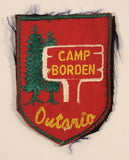 Scouts Canada Boy Scouts Camp Borden Ontario Embroidered Fabric Patch