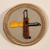 Scouts Canada Boy Scouts Utility Knife and Screwdriver Tools Merit Badge Embroidered Fabric Patch