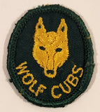 Scouts Canada Boy Scouts Yellow Wolf Cubs Embroidered Fabric Patch