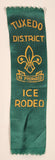 Vintage Scouts Canada Boy Scouts Tuxedo District Ice Rodeo Green Achievement Ribbon