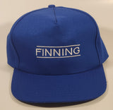 Vintage Finning Blue Adjustable Trucker Cap Hat
