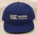 Vintage Signal Trucking Ltd. Blue Snapback Trucker Cap Hat