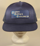 Vintage W.B.H. Western Belting & Hose (1986) Ltd. Dark Blue Snapback Mesh Trucker Cap Hat