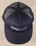 Vintage W.B.H. Western Belting & Hose (1986) Ltd. Dark Blue Snapback Mesh Trucker Cap Hat