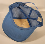 Vintage Penner Livestock Ltd. We'll Moo-ve Yours Coaldale, Alberta Light Blue and White Snapback Mesh Trucker Cap Hat