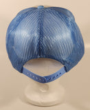 Vintage Penner Livestock Ltd. We'll Moo-ve Yours Coaldale, Alberta Light Blue and White Snapback Mesh Trucker Cap Hat
