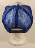 Vintage Investors Group Blue and White Snapback Mesh Trucker Cap Hat