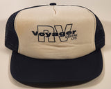 Vintage Voyager RV Centre Ltd. Black and White Snapback Mesh Trucker Cap Hat