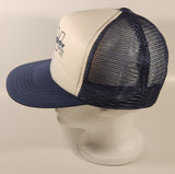 Vintage Voyager RV Centre Ltd. Black and White Snapback Mesh Trucker Cap Hat