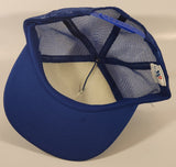 Vintage Kaverit Steel and Crane Ltd. Dark Blue Snapback Mesh Trucker Cap Hat