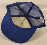 Vintage Kaverit Steel and Crane Ltd. Dark Blue Snapback Mesh Trucker Cap Hat