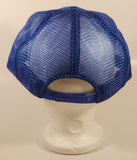 Vintage Kaverit Steel and Crane Ltd. Dark Blue Snapback Mesh Trucker Cap Hat