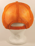 Vintage Goodall Rubber Company Orange and White Snapback Mesh Trucker Cap Hat