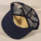 Vintage NTL National Truck League Black Snapback Mesh Trucker Cap Hat