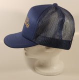 Vintage NTL National Truck League Black Snapback Mesh Trucker Cap Hat