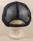Vintage NTL National Truck League Black Snapback Mesh Trucker Cap Hat