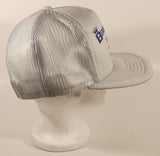 Vintage Berdick Mfg. Ltd. P.V.C. Windows & Steel Ent. Doors Penticton, B.C. Grey Snapback Mesh Trucker Cap Hat