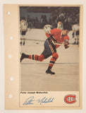 1971-72 Columbian NHL Action Players Montreal Canadiens Peter Joseph Mahovlich Jumbo Trading Card