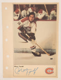 1971-72 Columbian NHL Action Players Montreal Canadiens Marc Tardif Jumbo Trading Card