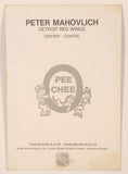 1981-82 O-Pee-Chee #6 Montreal Canadiens Peter Mahovlich Jumbo Trading Card