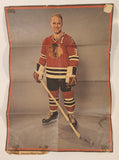 Vintage 1966 Weekend Magazine Allstars Series NHL Montreal Canadiens Jacques Laperriere Bobby Hull Chicago Blackhawks Double Sided Magazine Clipping