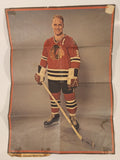Vintage 1966 Weekend Magazine Allstars Series NHL Montreal Canadiens Jacques Laperriere Bobby Hull Chicago Blackhawks Double Sided Magazine Clipping
