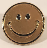 Smiley Face Shaped 3/4" Enamel Metal Pin