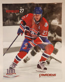 2008 2009 Les Canadiens Magazine 100 Seasons #9 Henri "Rocket" Richard #27 Alexei Kovalev 16" x 20 1/2" Double Sided Poster