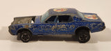 Vintage 1968 Hot Wheels Custom Cougar Spectraflame Blue Die Cast Toy Car Vehicle