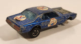 Vintage 1968 Hot Wheels Custom Cougar Spectraflame Blue Die Cast Toy Car Vehicle
