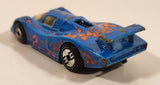 1992 Hot Wheels Sol-Aire CX-4 Blue Die Cast Toy Car Vehicle Opening Rear Hood