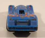 1992 Hot Wheels Sol-Aire CX-4 Blue Die Cast Toy Car Vehicle Opening Rear Hood