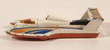2005 Hot Wheels Final Run Hydroplane White Die Cast Toy Speed Boat Vehicle