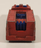 1978 Hot Wheels Emergency Squad Rescue Ranger Red Fire Truck Die Cast Toy Car Vehicle - BW - Blue Lights - Hong Kong