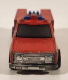 1978 Hot Wheels Emergency Squad Rescue Ranger Red Fire Truck Die Cast Toy Car Vehicle - BW - Blue Lights - Hong Kong