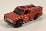 1978 Hot Wheels Emergency Squad Rescue Ranger Red Fire Truck Die Cast Toy Car Vehicle - BW - Blue Lights - Hong Kong
