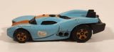 2008 Hot Wheels Prototype H-24 Light Blue Die Cast Toy Car Vehicle
