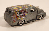 2003 Hot Wheels Work Crewsers '56 Ford Truck Metalflake Dark Grey Die Cast Toy Car Vehicle