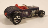 2001 Hot Wheels Skull and Crossbones Deuce Roadster Purple Die Cast Toy Hot Rod Car Vehicle
