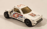 1992 Hot Wheels Peugeot 205 Rallye White #3 "Pirelli" Die Cast Toy Car Vehicle