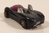 1995 Hot Wheels Power Pipes Metallic Dark Blue Die Cast Toy Car Vehicle