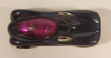 1995 Hot Wheels Power Pipes Metallic Dark Blue Die Cast Toy Car Vehicle