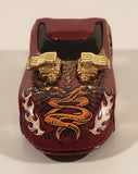 2001 Hot Wheels Extreme Sports Twin Mill II Dark Red Die Cast Toy Car Vehicle