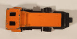 1992 Hot Wheels Recycling Truck Orange Die Cast Plastic Toy Car Vehicle