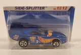 1997 Hot Wheels First Editions Side-Splitter Pontiac Firebird Funny Car Metalflake Blue Die Cast Toy Car Vehicle New in Partial Package