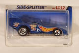 1997 Hot Wheels First Editions Side-Splitter Pontiac Firebird Funny Car Metalflake Blue Die Cast Toy Car Vehicle New in Partial Package